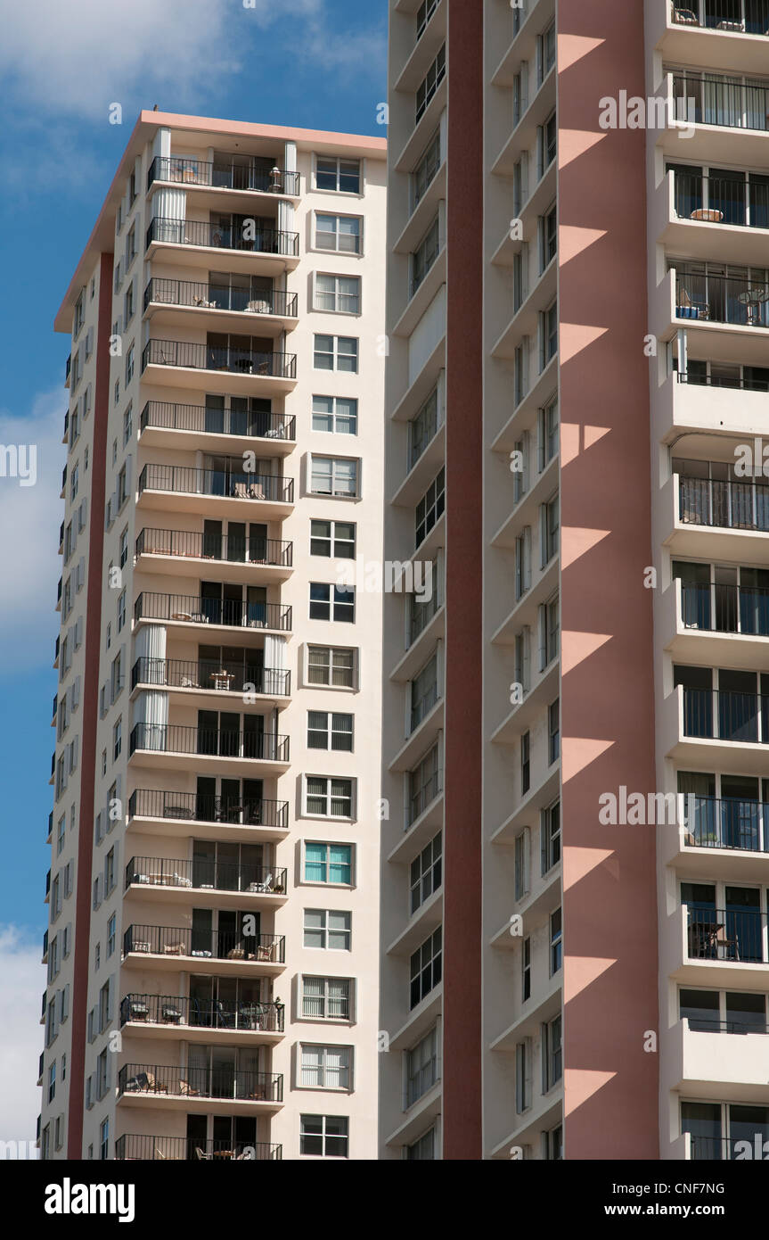 High rise condo building Stock Photo Alamy