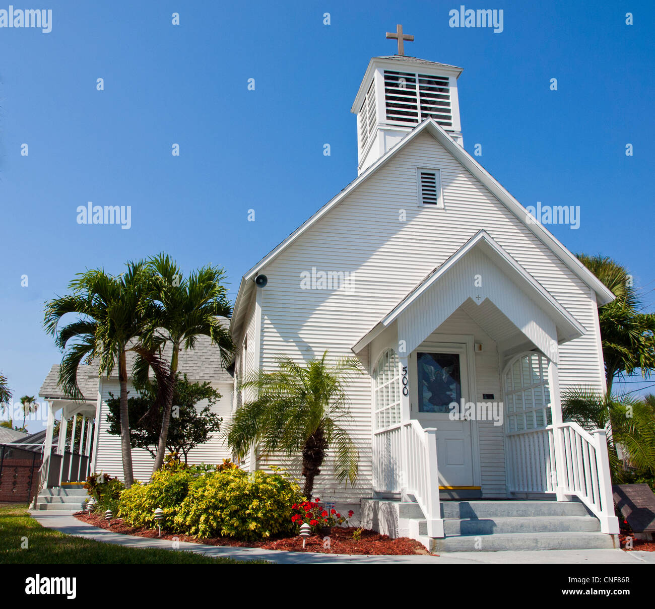 The Community Chapel of Melbourne Beach Florida Stock Photo