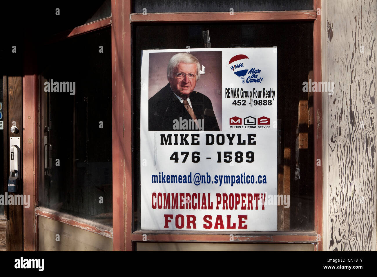 A Re/Max sign for a commercial property is pictured is pictured in