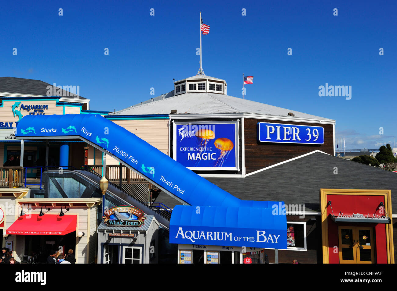 San Francisco Aquarium, Pier 39 (California Stock Photo Alamy