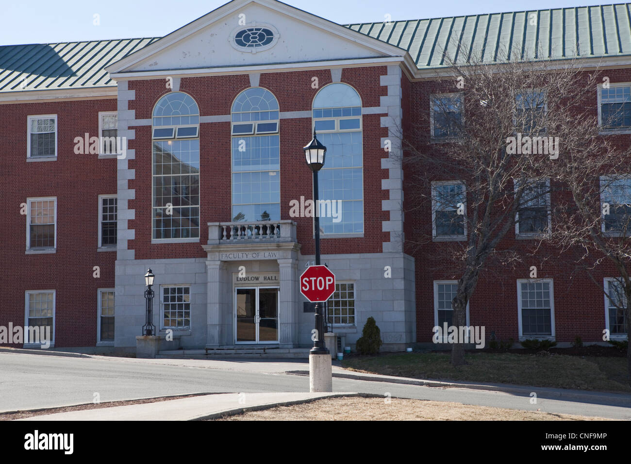 University of New Brunswick (UNB) Faculty of Law at Ludlow Hall is pictured in Fredericton, New Brunswick Stock Photo