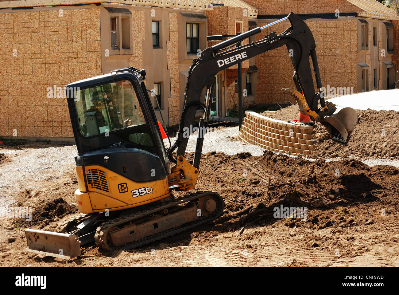 Backhoe grading hires stock photography and images Alamy