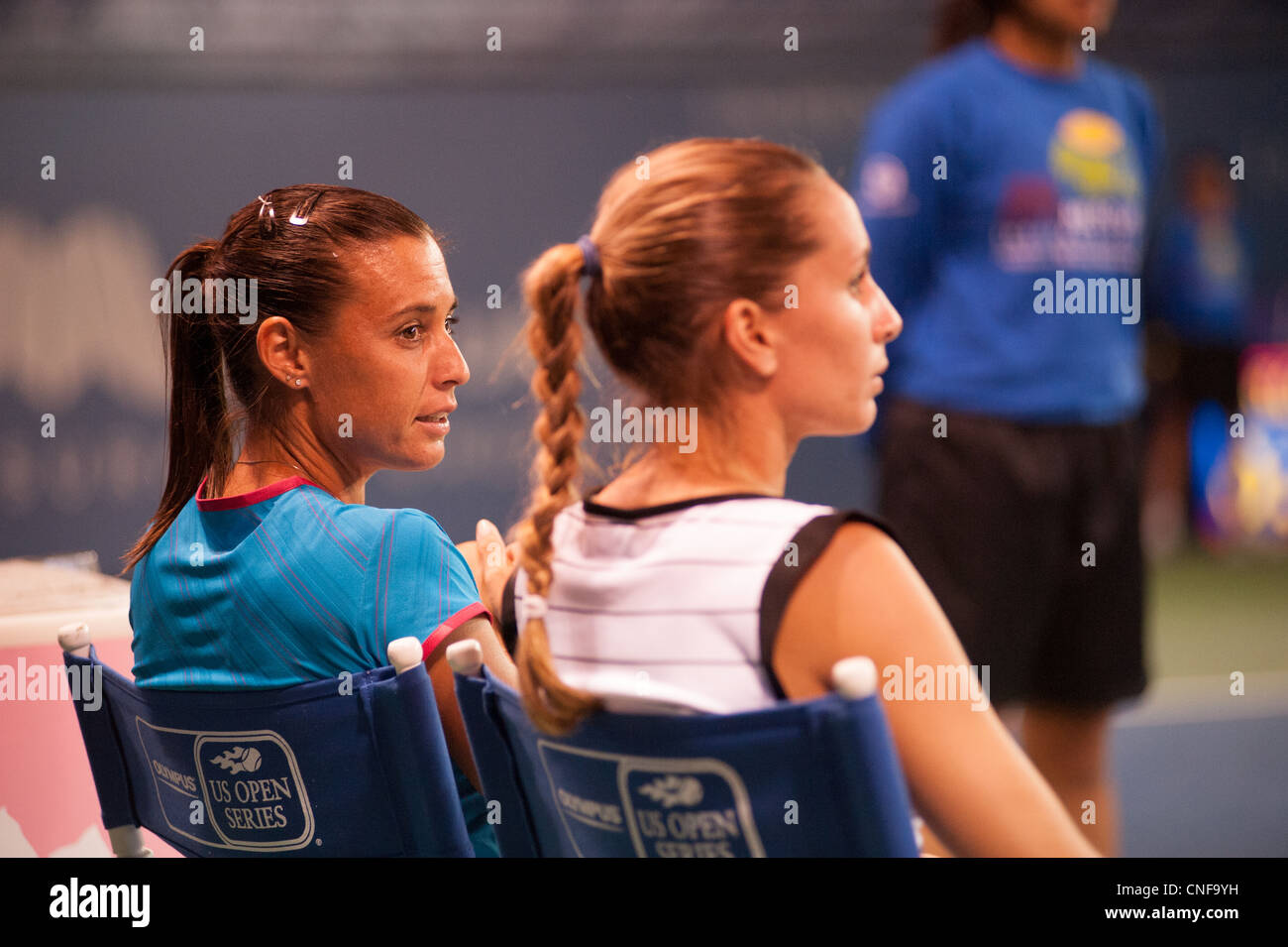 Flavia pennetta gisela dulko hi-res stock photography and images - Alamy