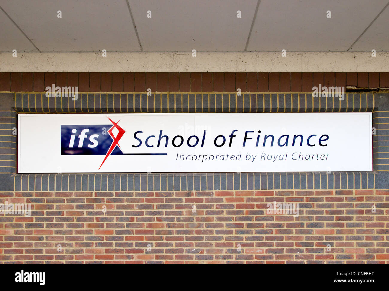 IFS School of Finance, Burgate Lane, Canterbury Kent UK Incorporated by Royal Charter Stock Photo