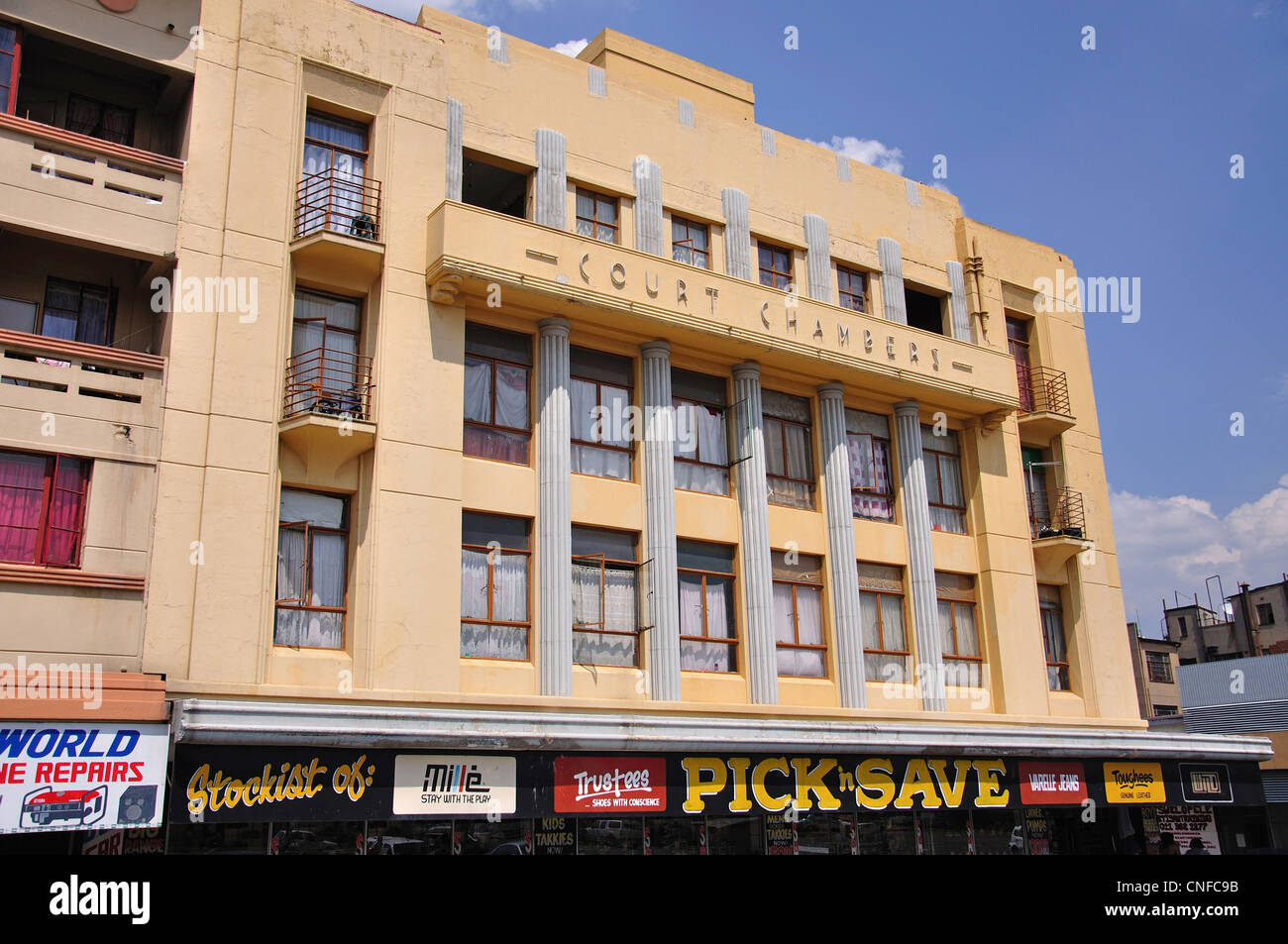 Court Chambers (art deco) building, 2nd Street, Springs, Gauteng