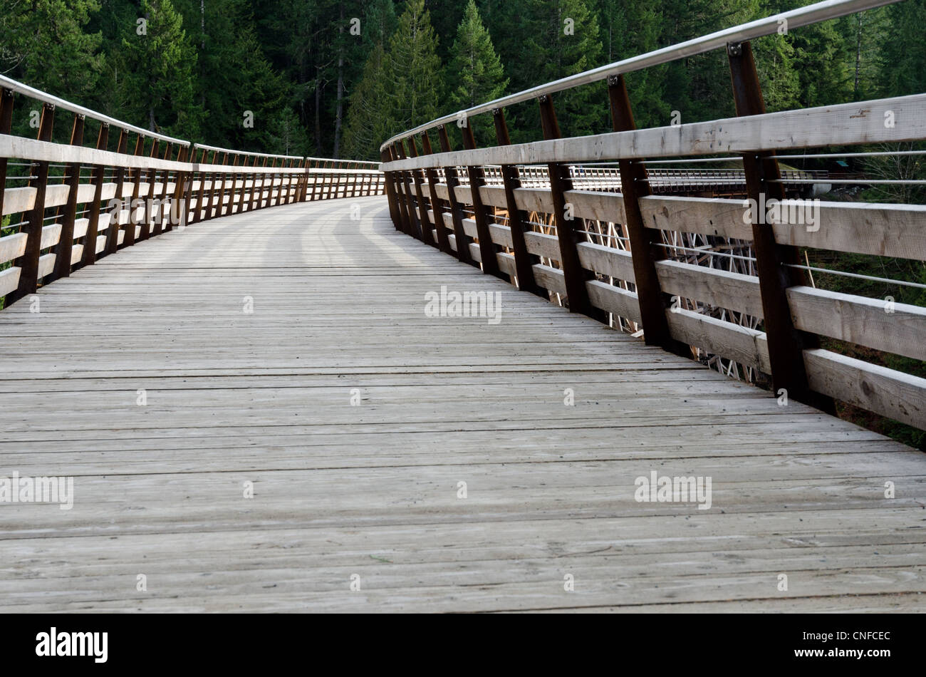 Wooden railroad bridge hi-res stock photography and images - Alamy