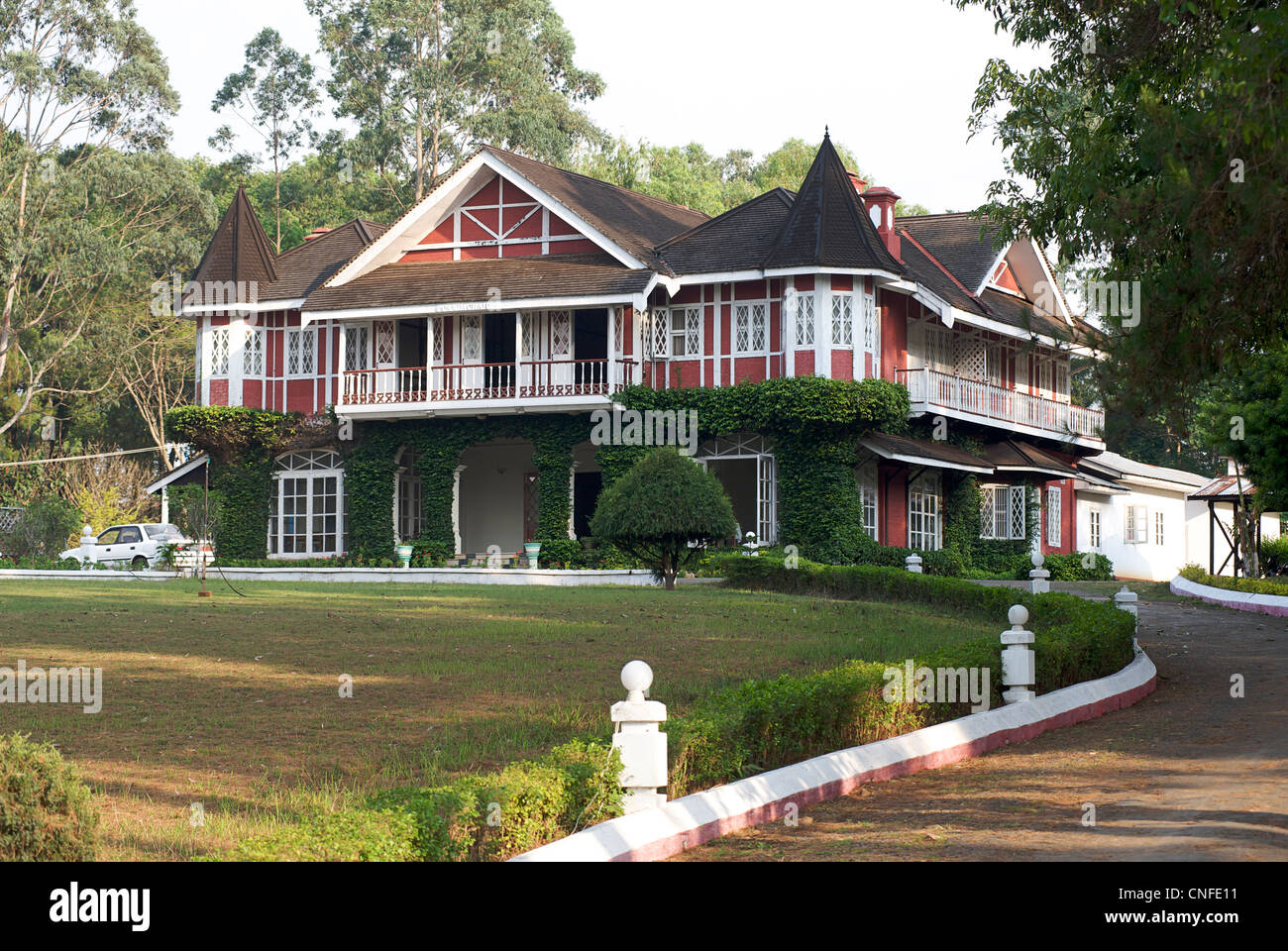 Colonial House Pyin Oo Lwin Maymyo Near Mandalay Burma Stock Photo   Colonial House Pyin Oo Lwin Maymyo Near Mandalay Burma CNFE11 