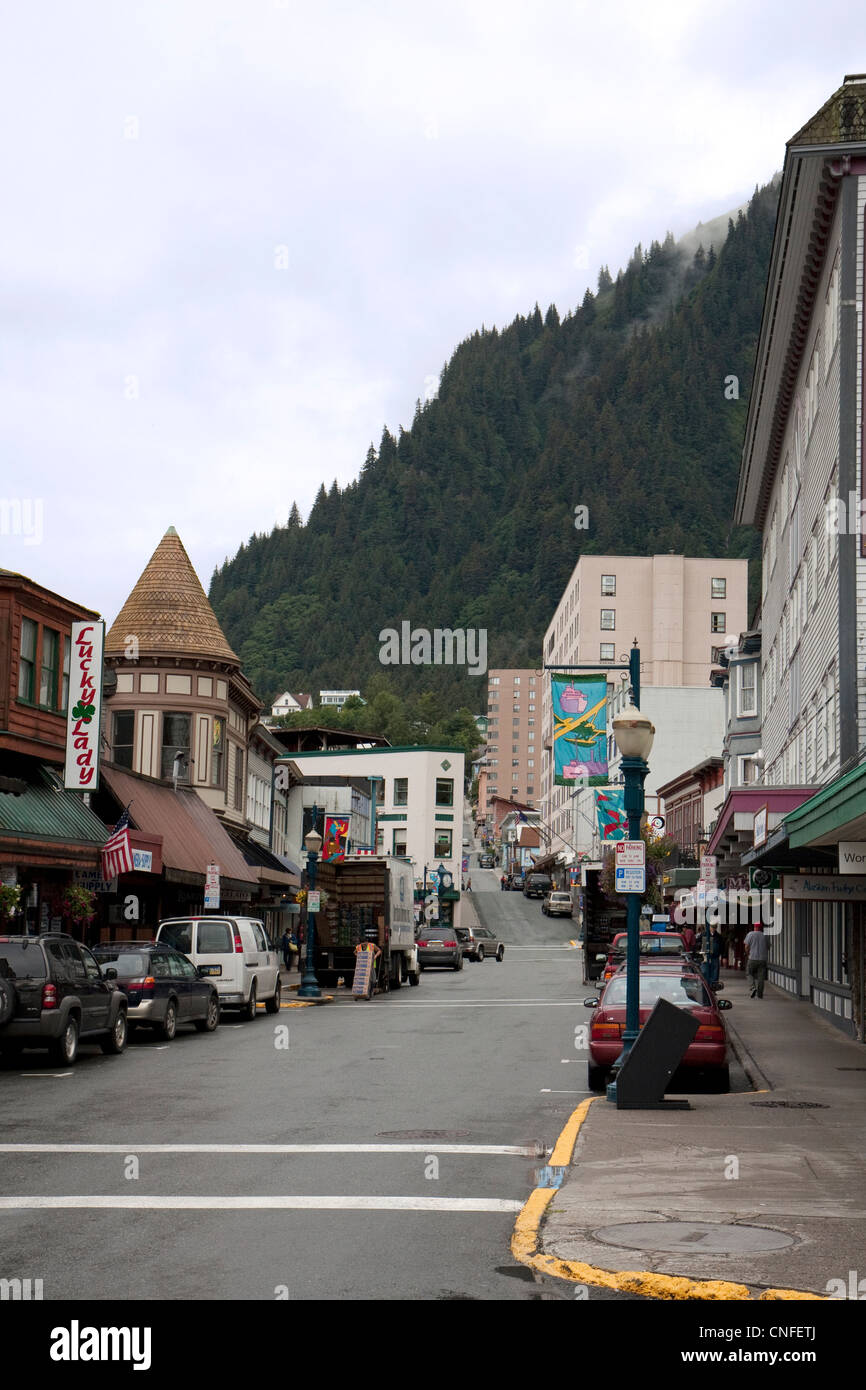 Downtown Juneau, Alaska, USA Stock Photo - Alamy