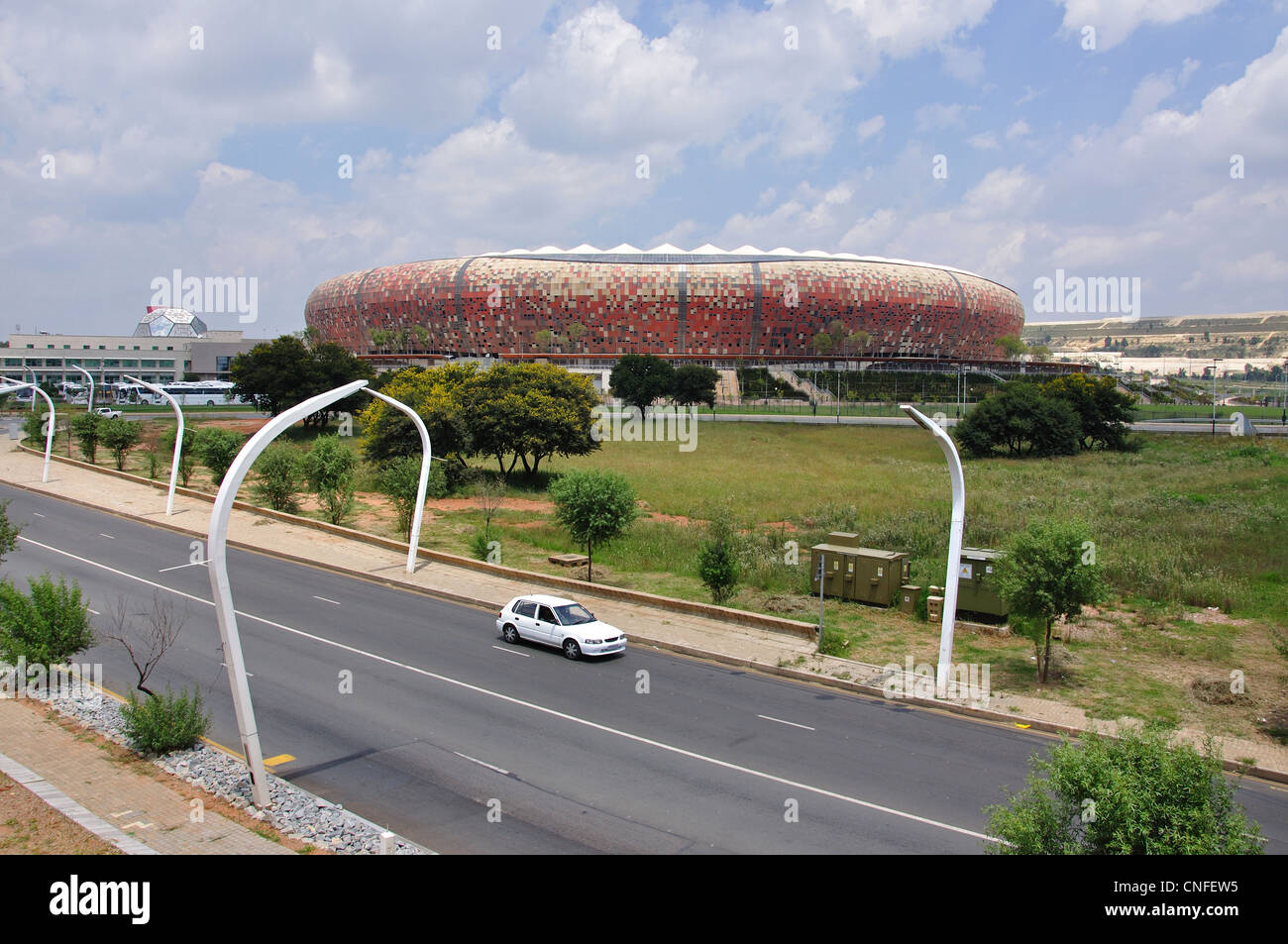 Soccer City Stadium, Nasrec, Johannesburg, Gauteng Province, Republic of South Africa Stock Photo