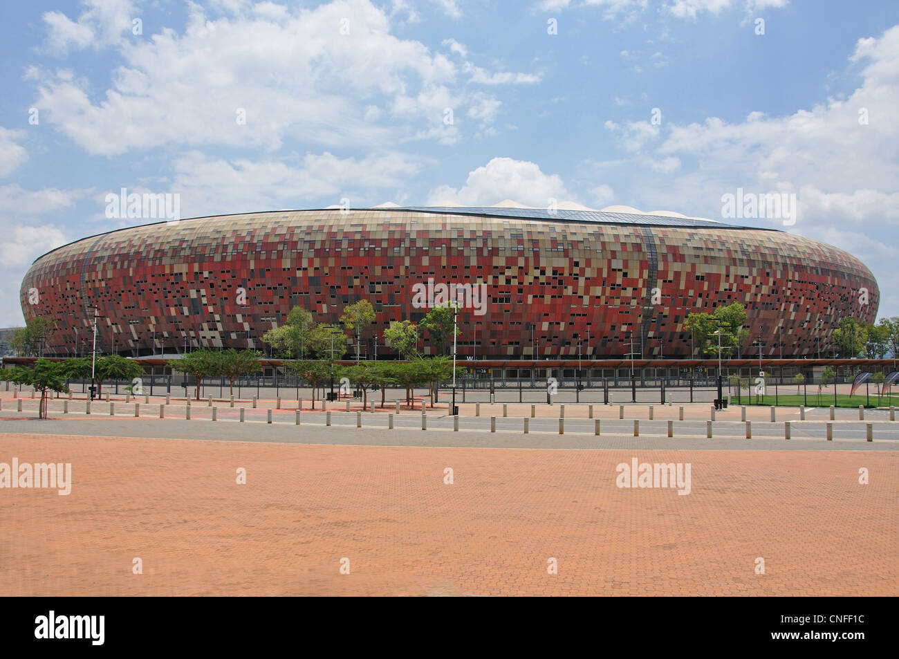 Soccer City Stadium, Nasrec, Johannesburg, Gauteng Province, Republic of South Africa Stock Photo