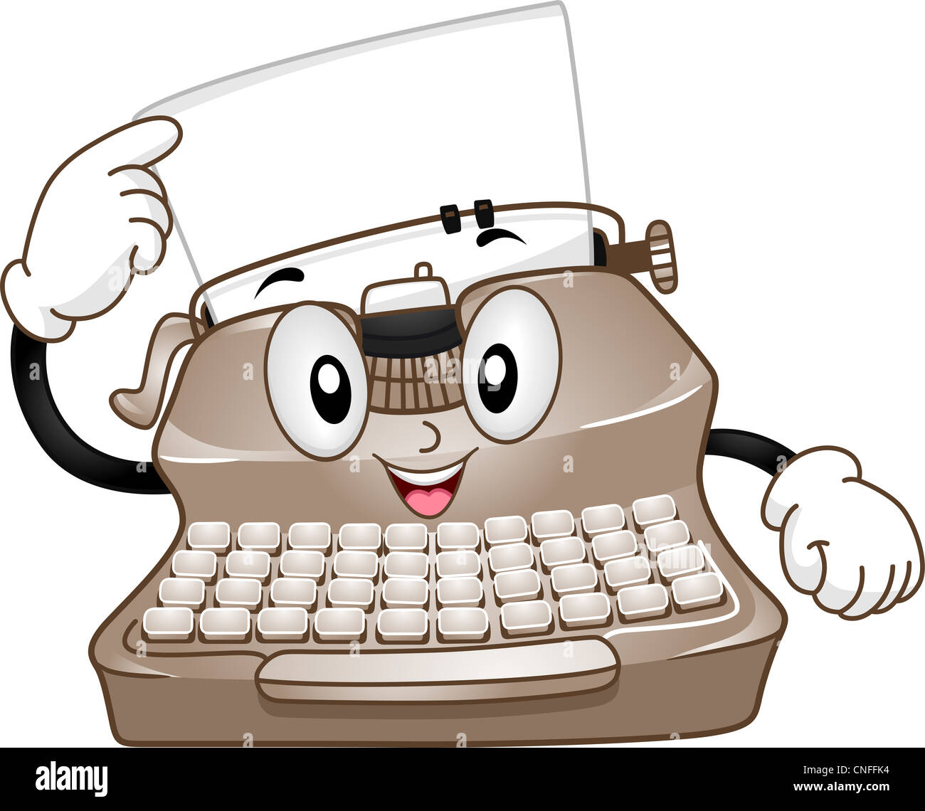 Cartoon typewriter hi-res stock photography and images - Alamy