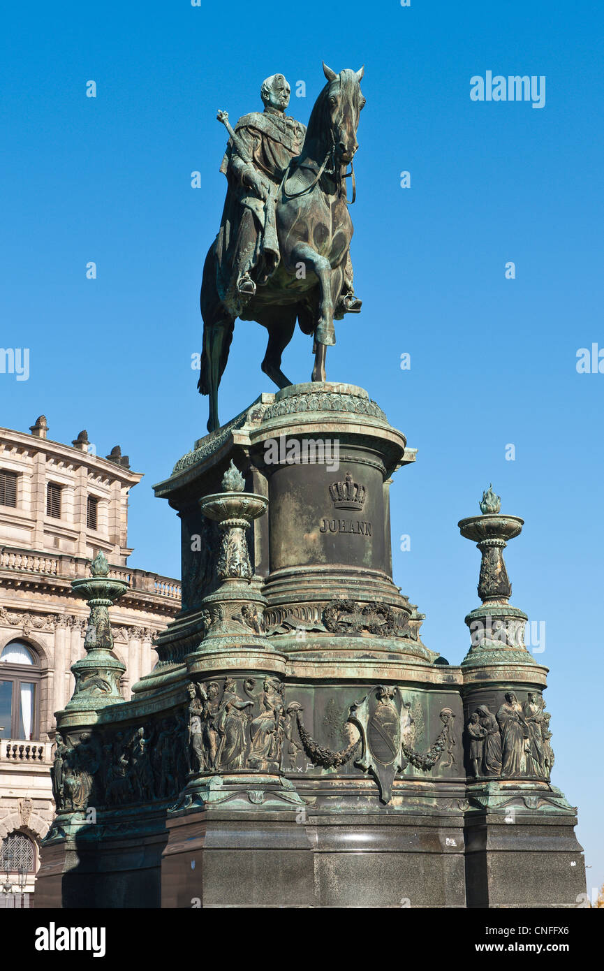 Dresden semperoper statue john germany hires stock photography and
