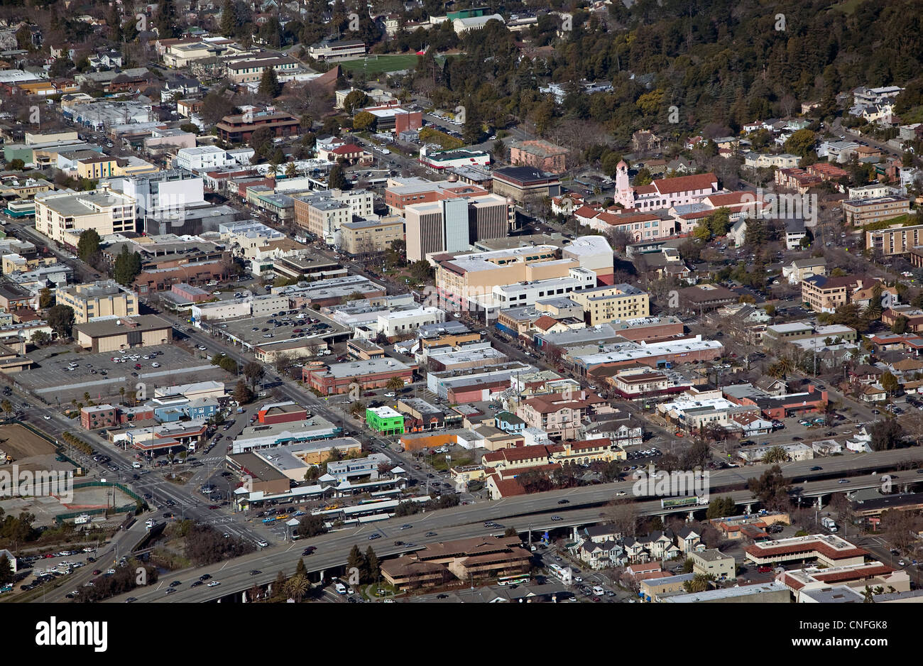 aerial photograph, San Rafael, Marin County, California Stock Photo Alamy