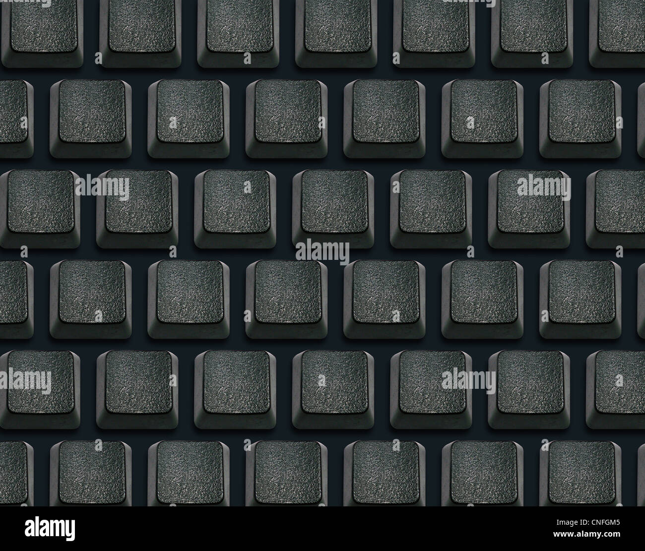 Keyboard with blank buttons or keys Stock Photo - Alamy