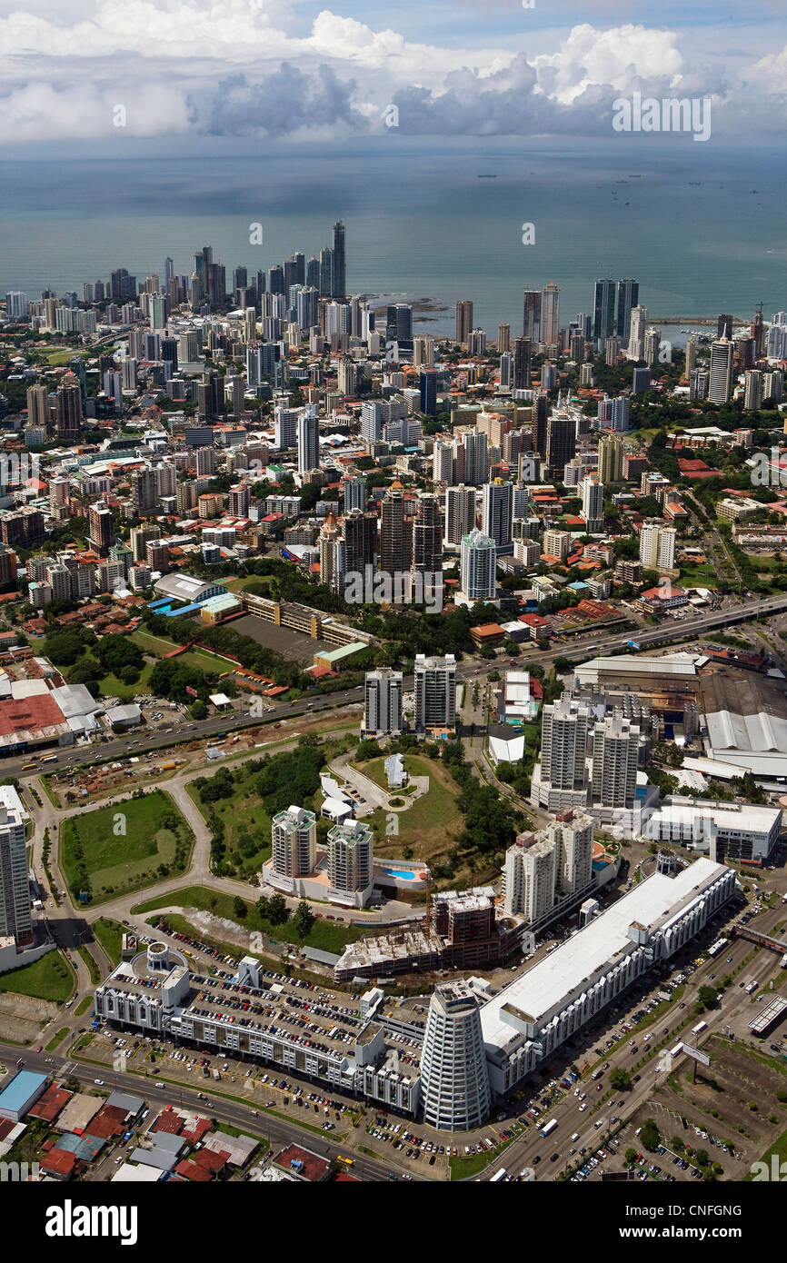 aerial photograph Edison Plaza, Panama City, Republic of Panama Stock Photo