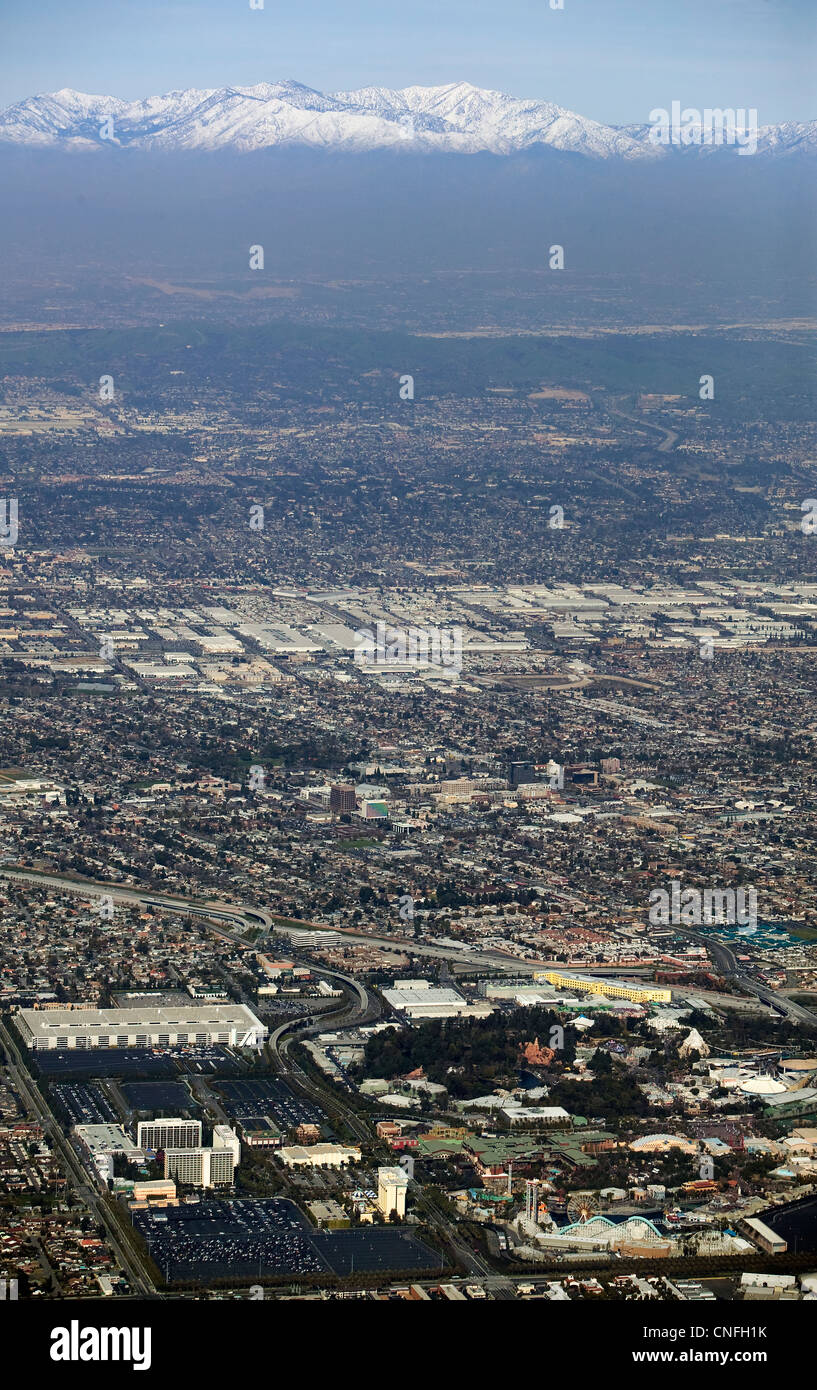 aerial photograph Los Angeles, California Stock Photo