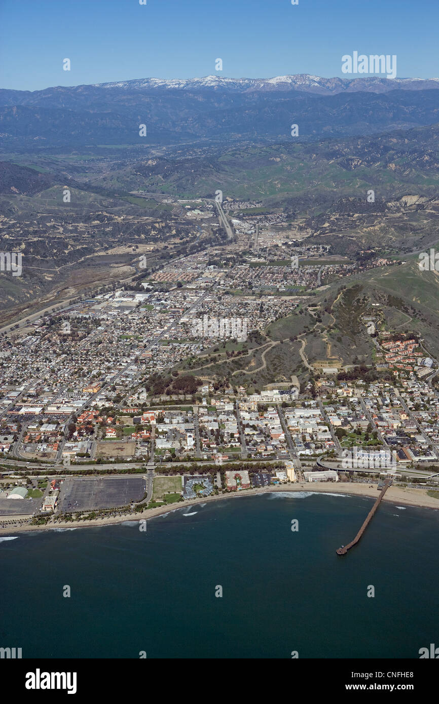 aerial photograph Ventura, California Stock Photo