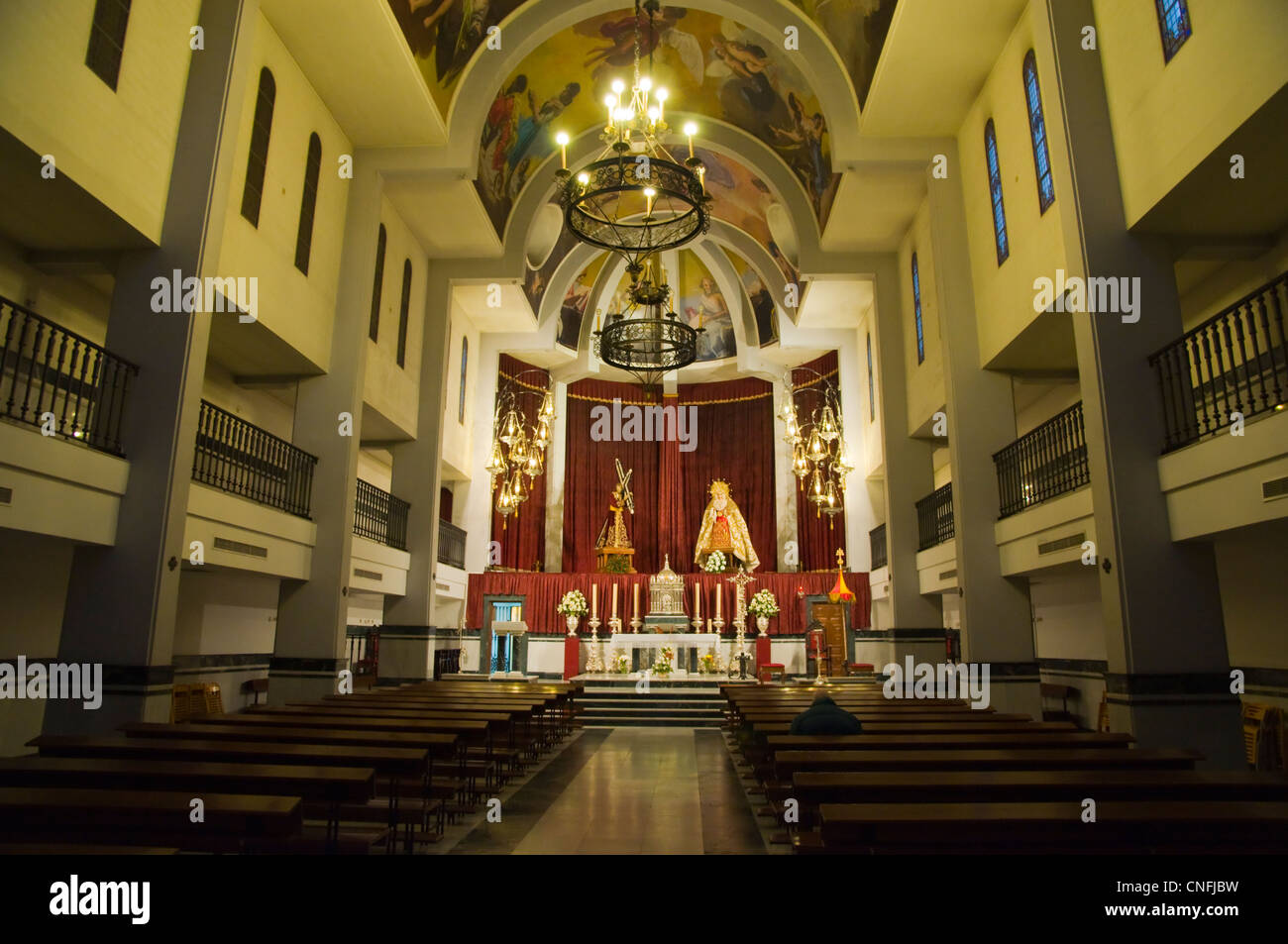 Basilica de la Esperanza church central Malaga Andalusia Spain Europe Stock Photo