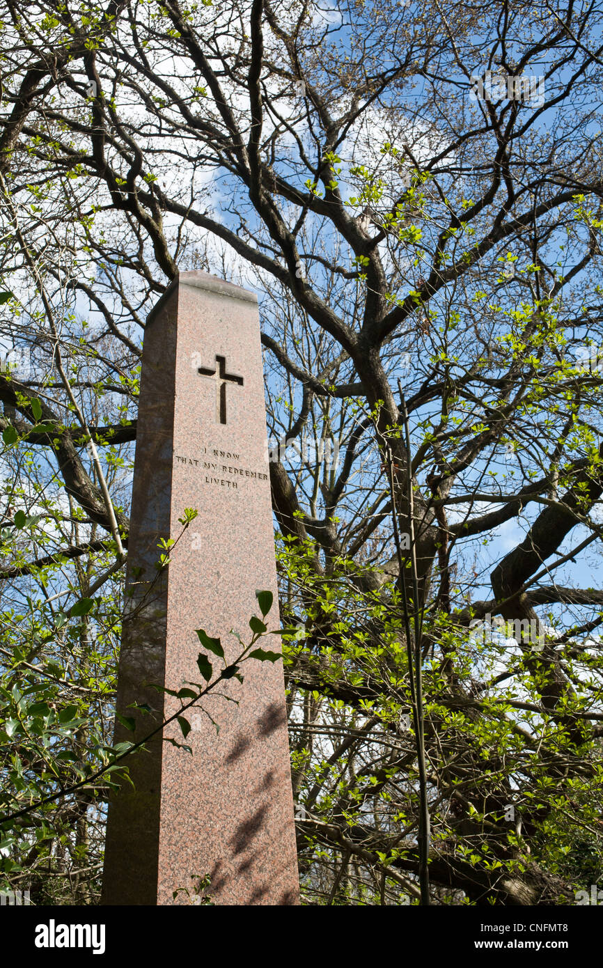 Abney Park Cemetery Stoke Newington Hackney London England UK Stock Photo