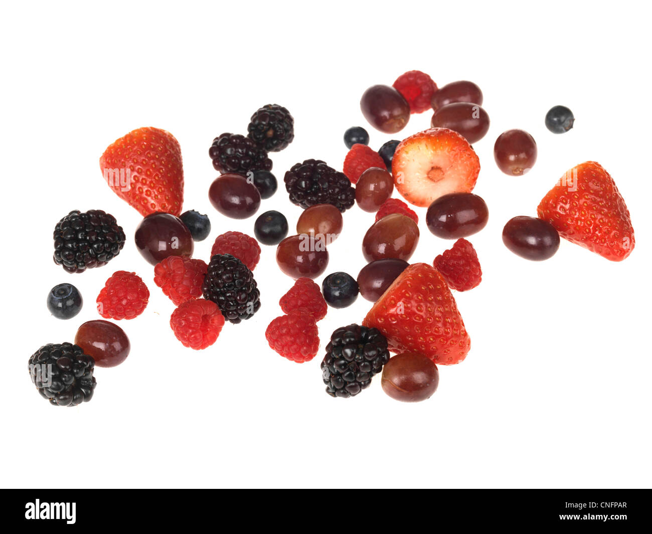 Mixed Fruit Berries Stock Photo