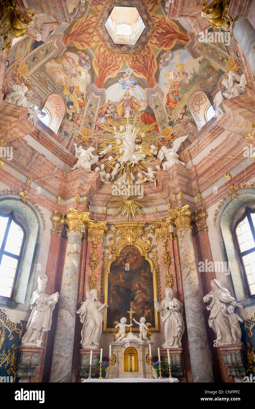 St Marien Catholic Church, Kloster Neuzelle, Brandenburg, Germany Stock Photo