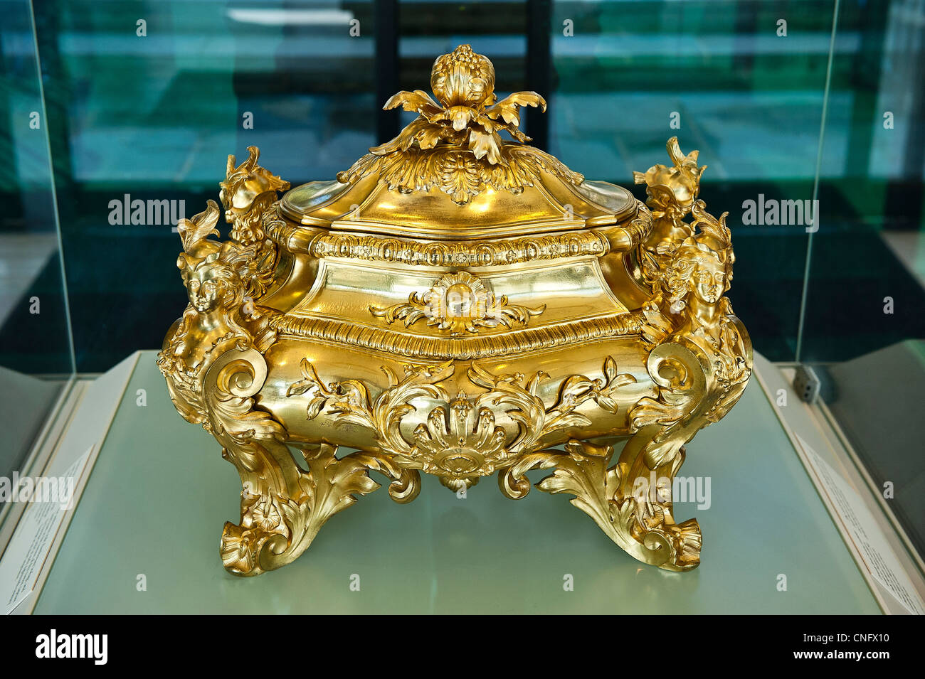 The Campbell Collection of Soup Tureens at Winterthur Museum Stock Photo
