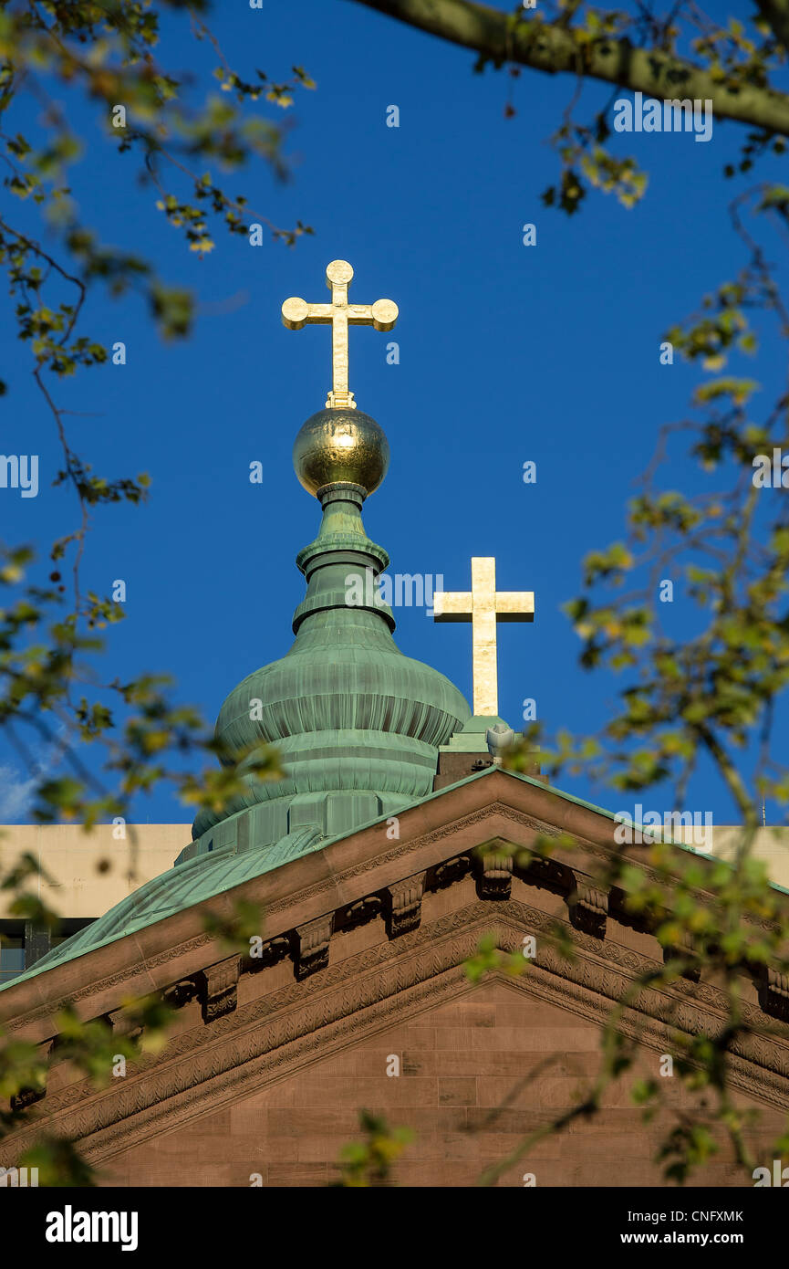 Cathedral Basilica of SS. Peter and Paul, Philadelphia, PA. 1864 Stock Photo