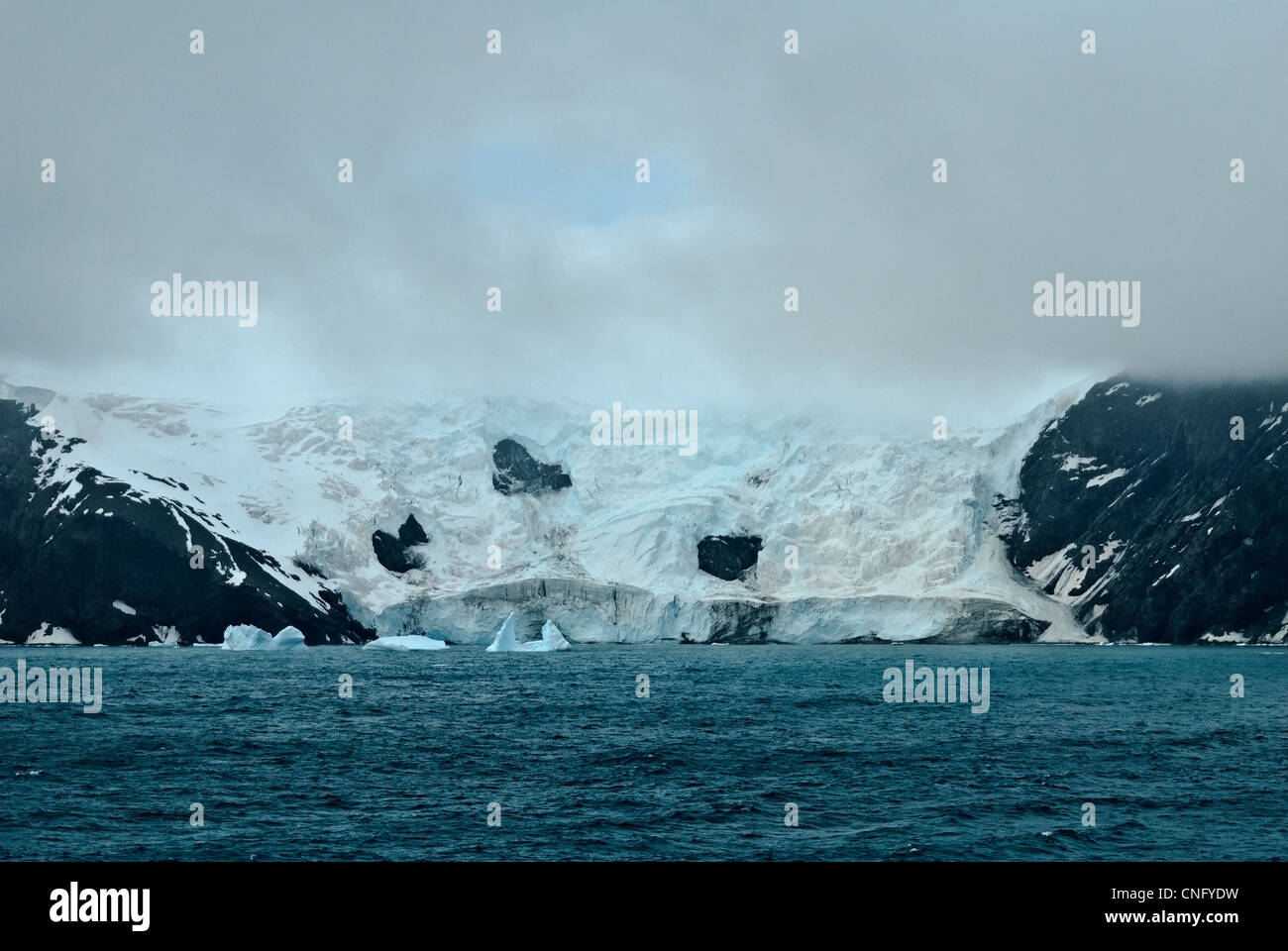 Antarctica the north coast of Elephant Island where Shackleton's crew