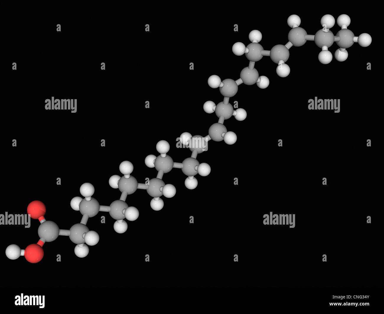Alpha-linolenic acid molecule Stock Photo - Alamy