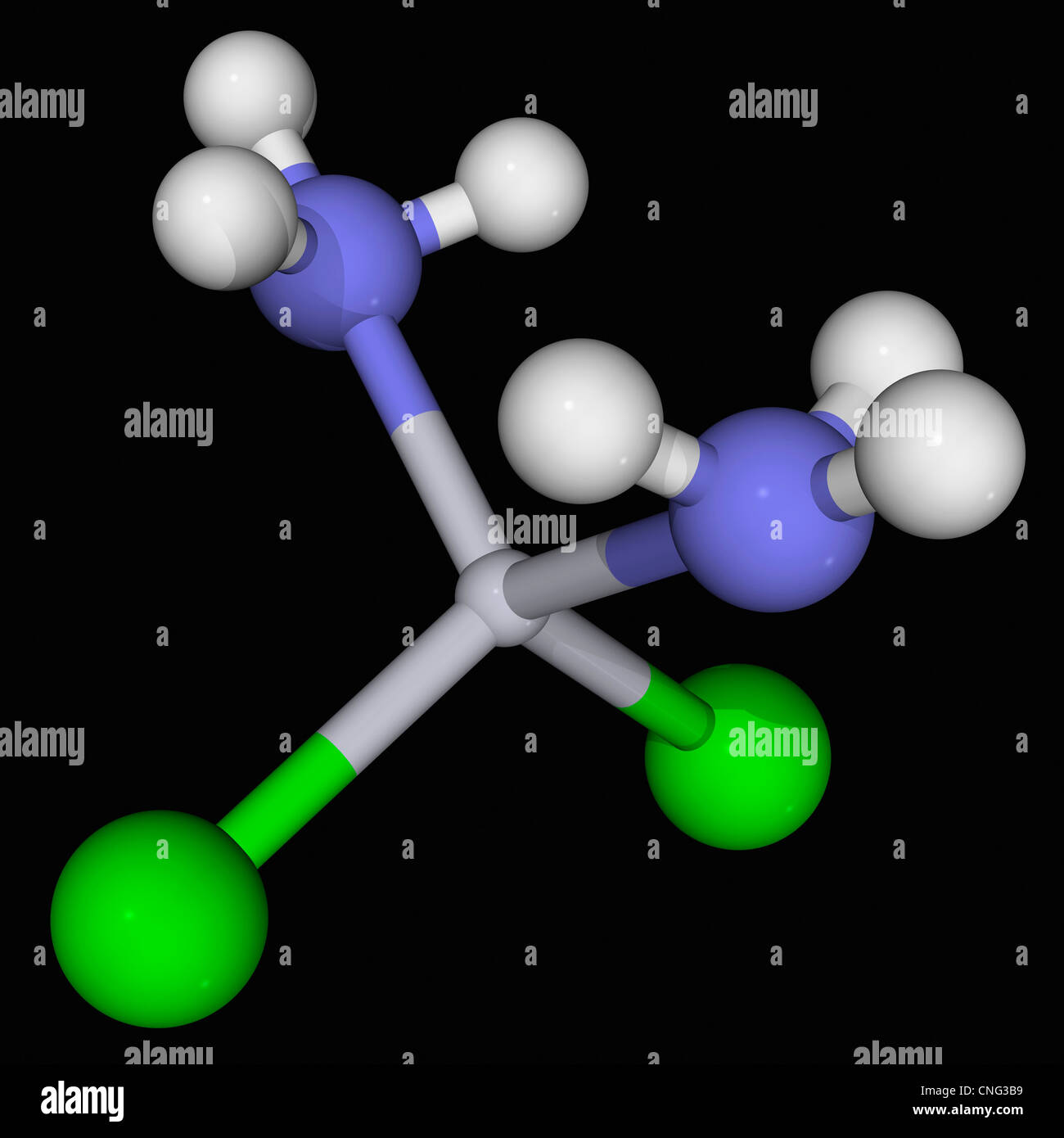 Cisplatin Drug Molecule Stock Photo Alamy