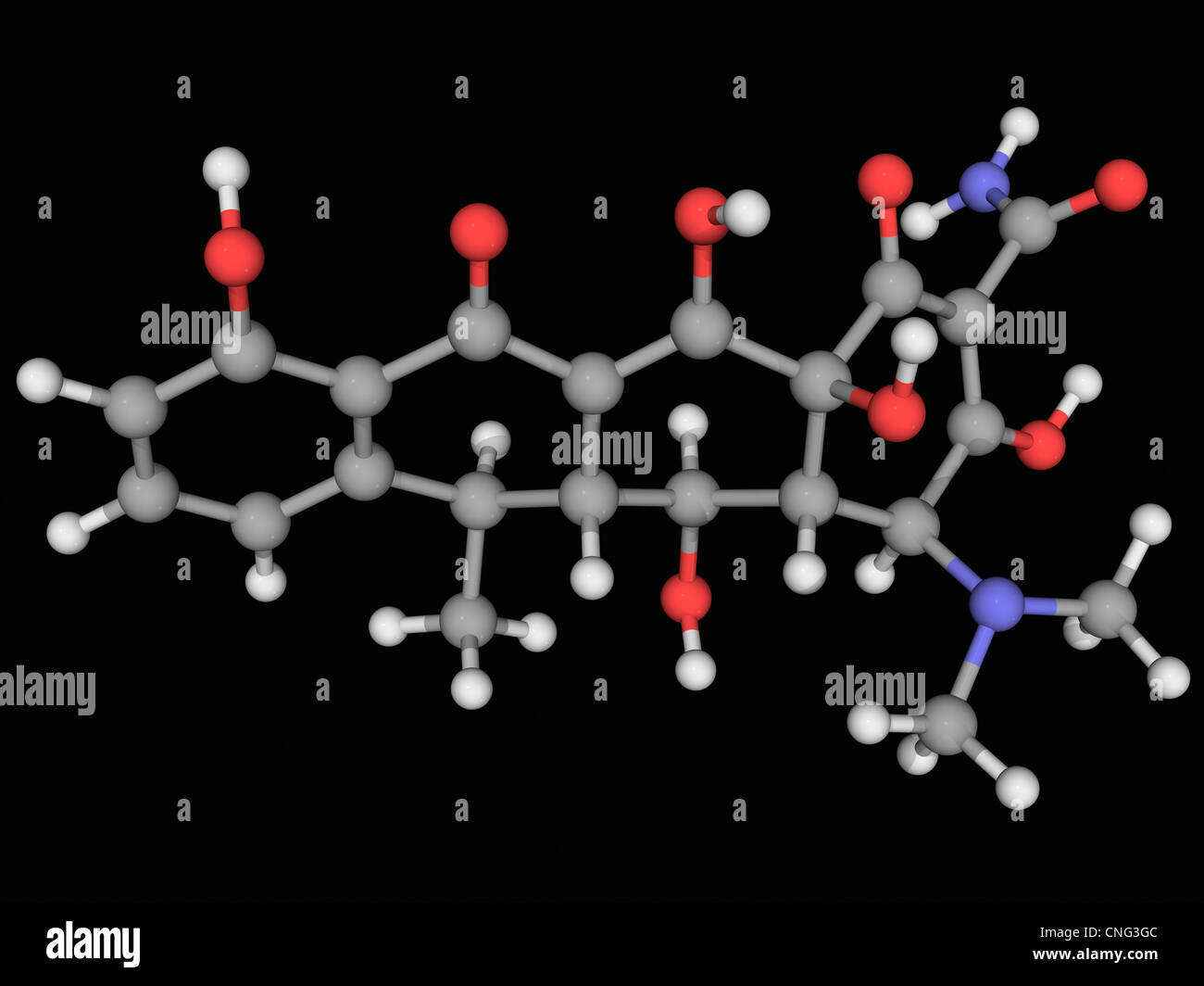 Doxycycline drug molecule Stock Photo Alamy
