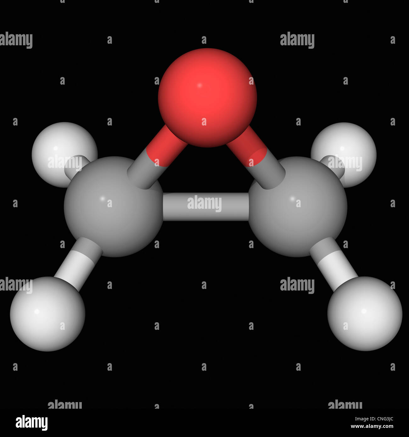 Ethylene oxide molecule Stock Photo Alamy