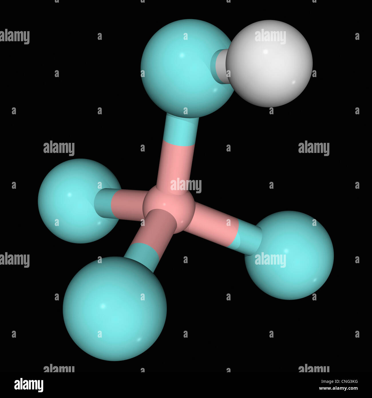 Fluoroboric acid molecule Stock Photo - Alamy