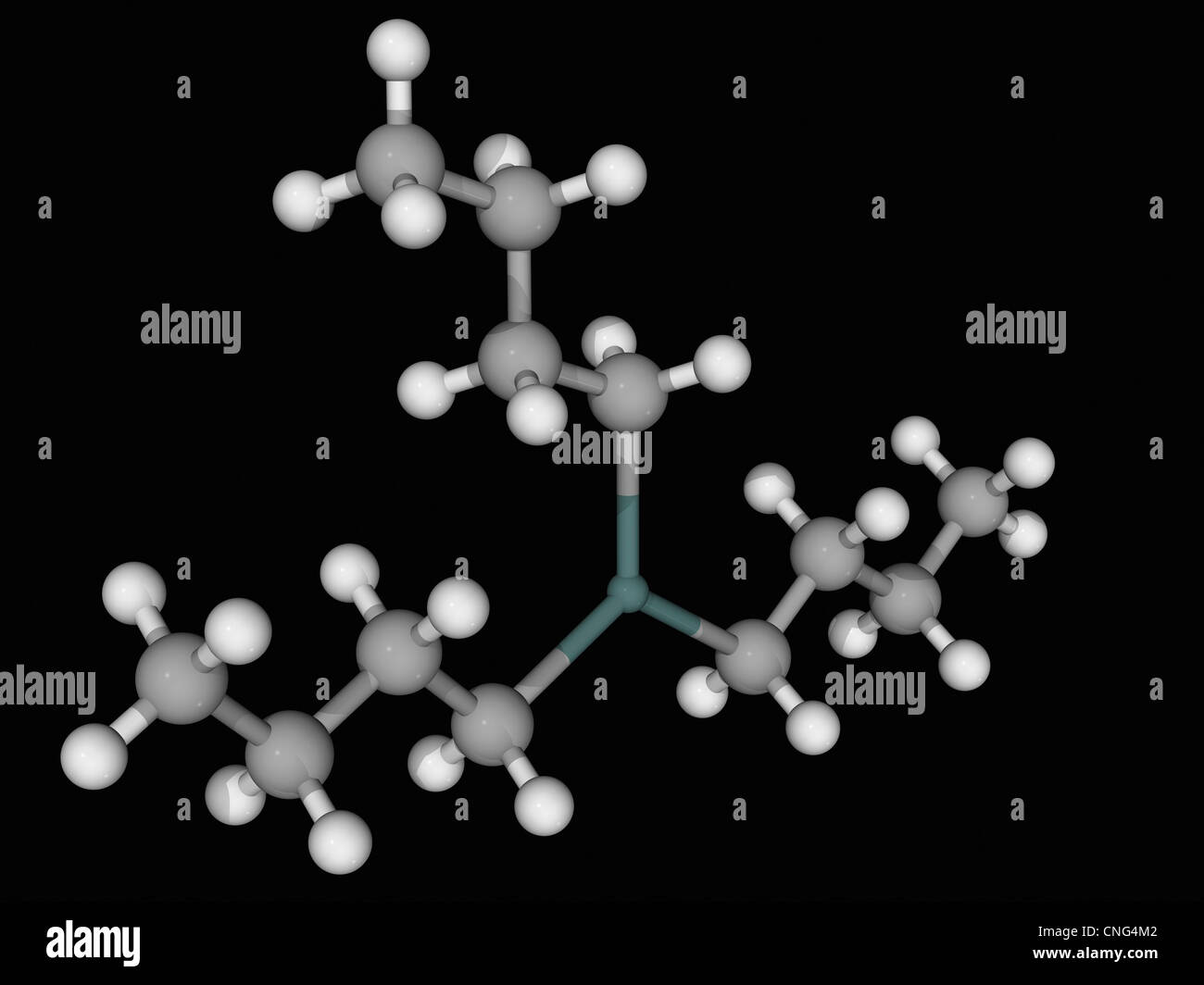 Tributyltin hydride molecule Stock Photo Alamy