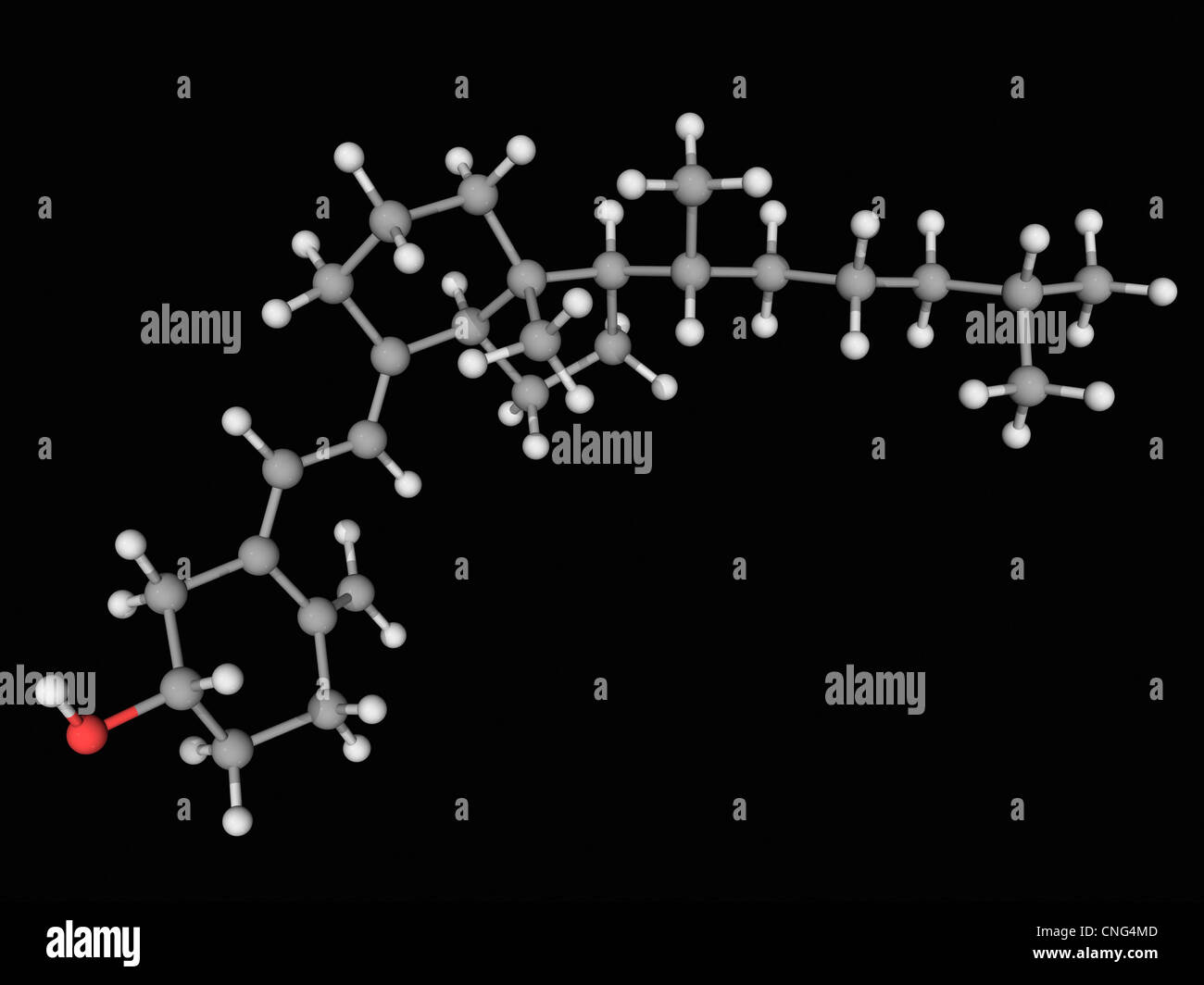 Vitamin D molecule Stock Photo