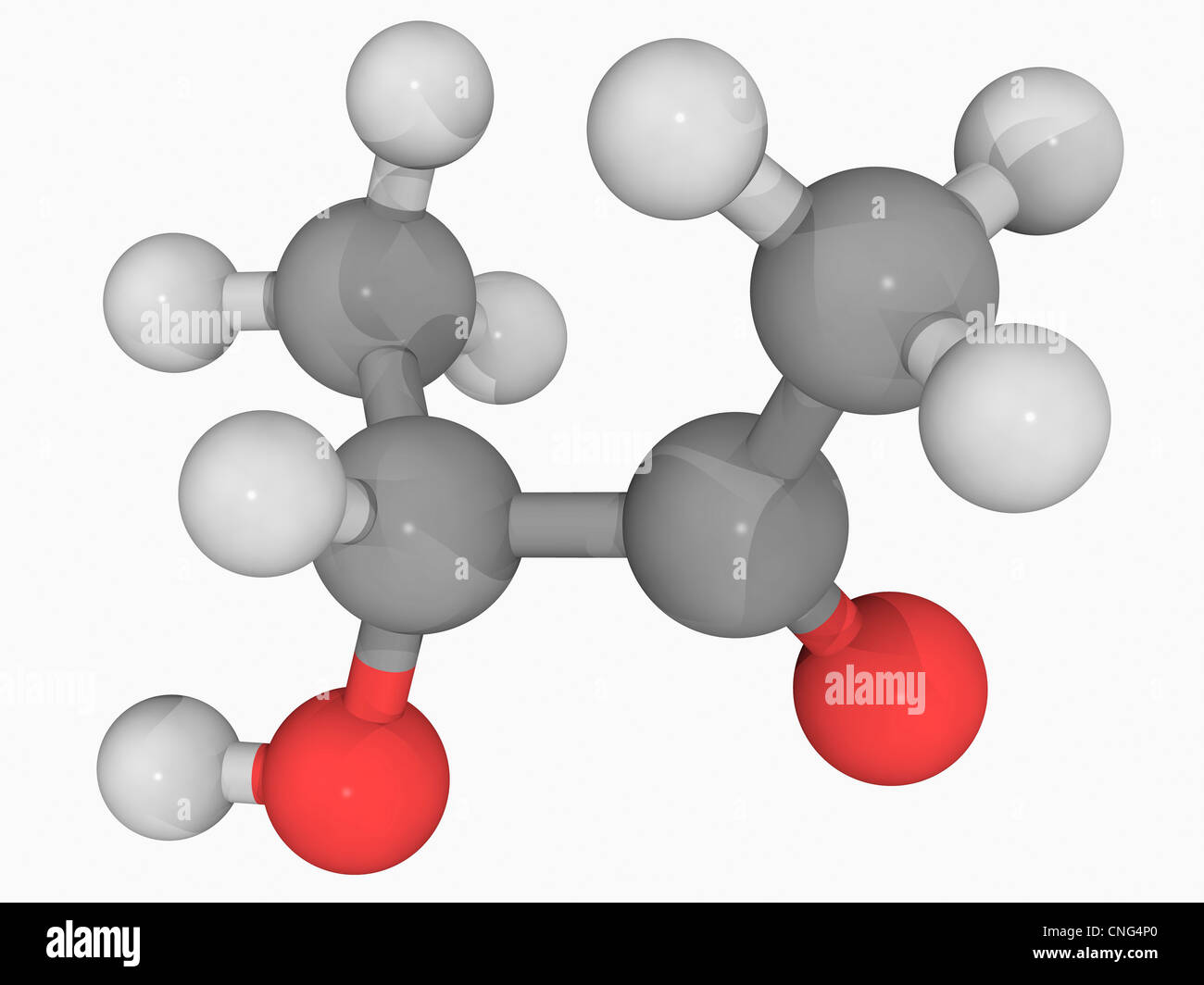 Acetoin Molecule Stock Photo - Alamy