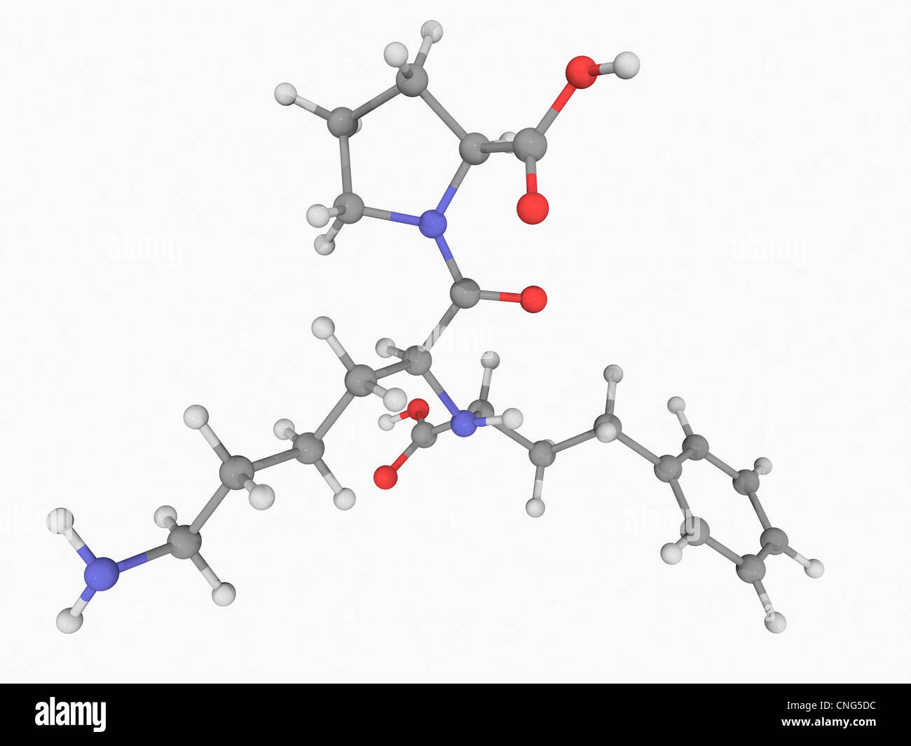Lisinopril drug molecule hi-res stock photography and images - Alamy