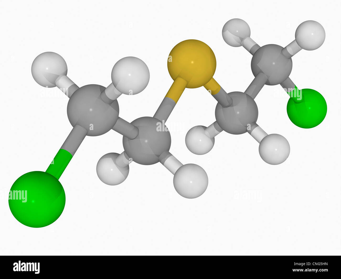 Mustard gas molecule Stock Photo Alamy