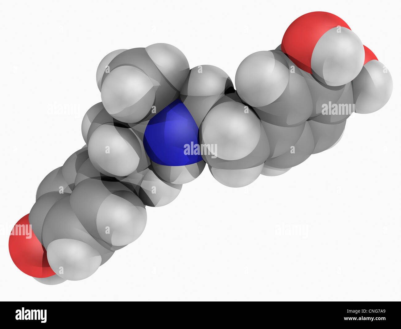 Dobutamine drug molecule Stock Photo