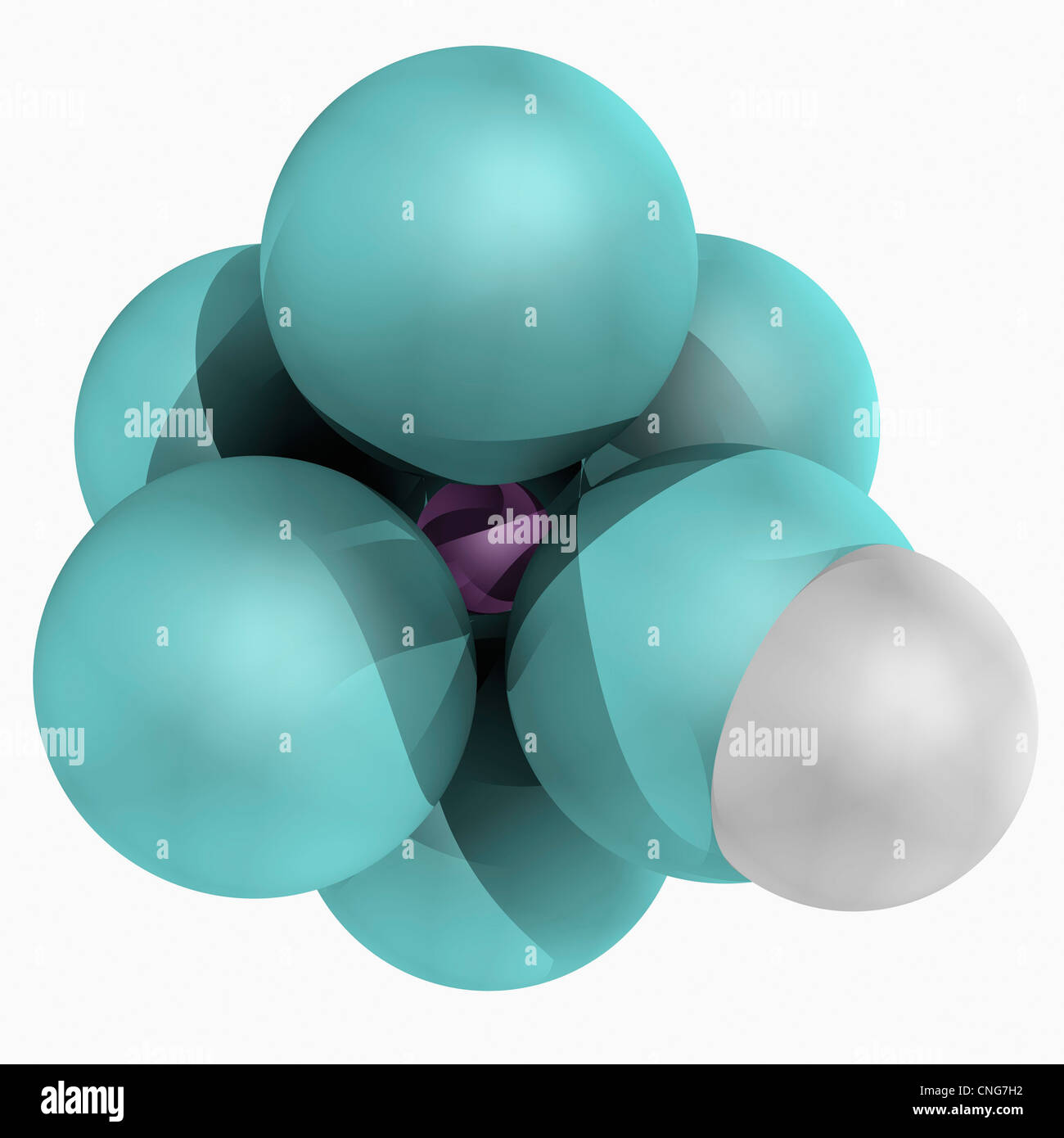 Fluoroantimonic acid molecule Stock Photo - Alamy