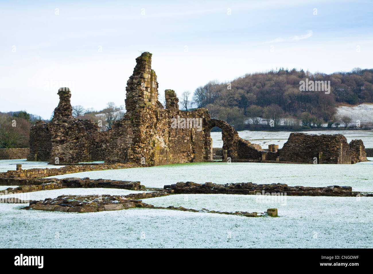 Sawley Abbey in Sawley, near Clitheroe, Lancashire Stock Photo Alamy
