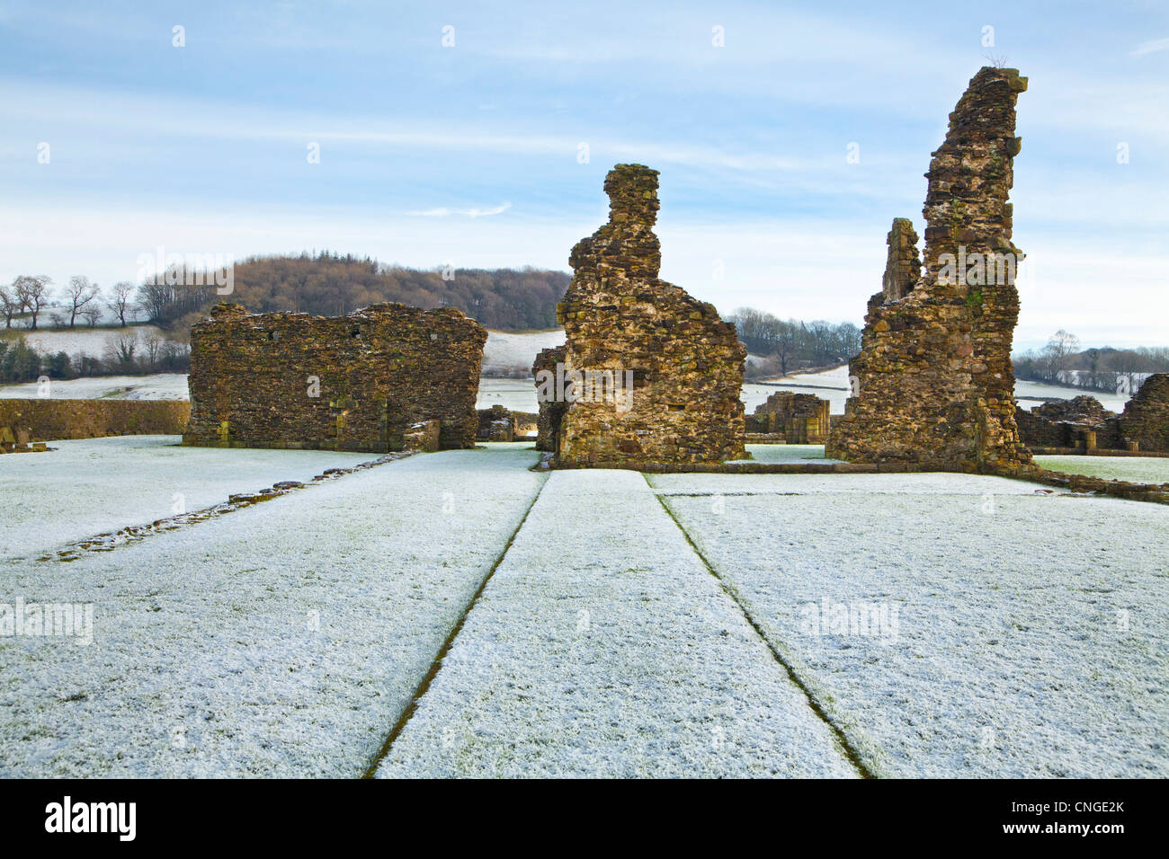 Sawley Abbey in Sawley, near Clitheroe, Lancashire Stock Photo Alamy