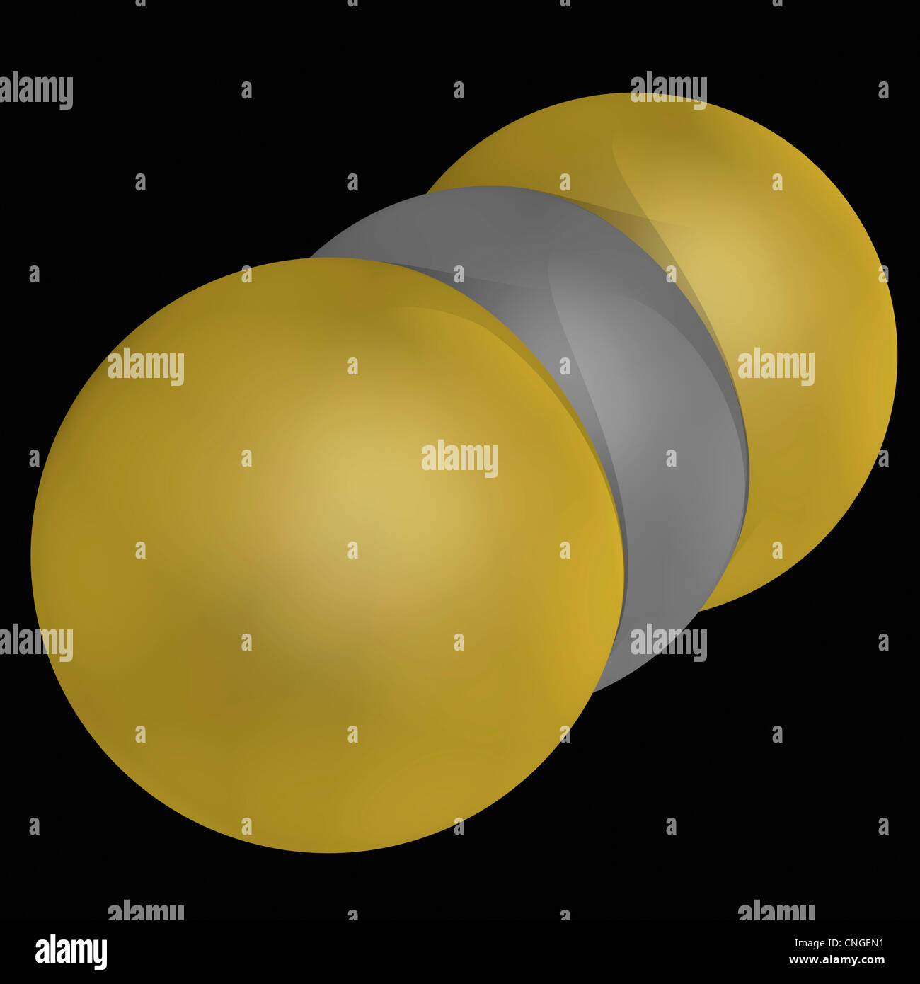 Carbon disulfide molecule Stock Photo Alamy
