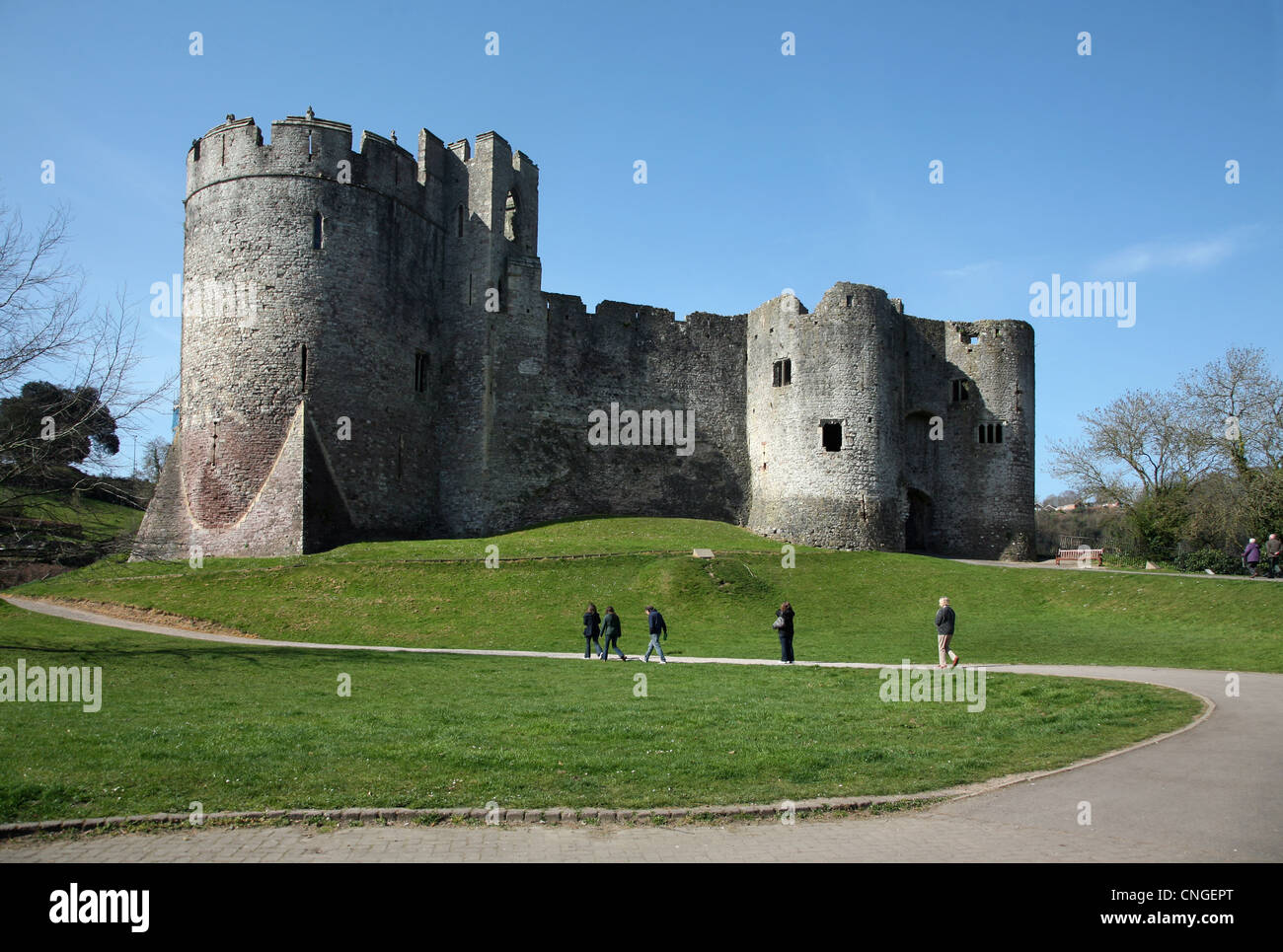 Chepstow Castle - The oldest stone fortification in Britain stands on ...