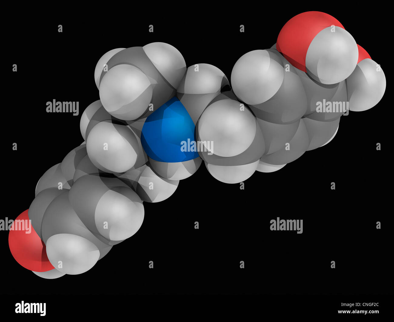 Dobutamine drug molecule Stock Photo