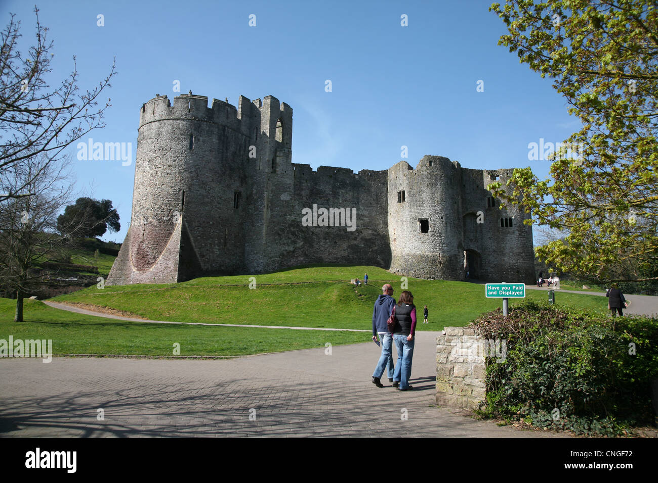 Chepstow Castle - The oldest stone fortification in Britain stands on ...