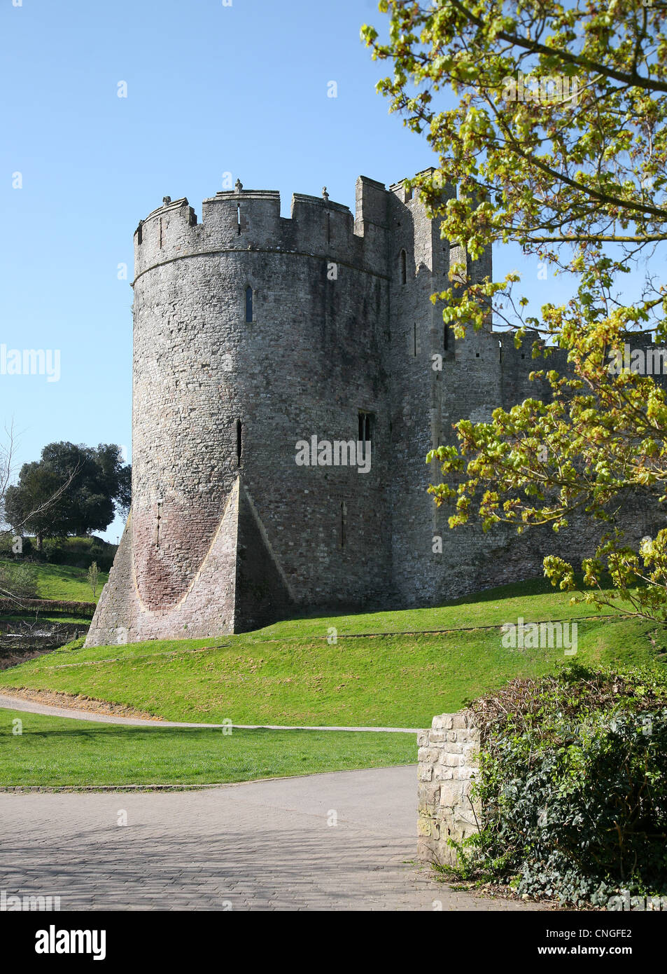 Chepstow Castle - The oldest stone fortification in Britain stands on ...