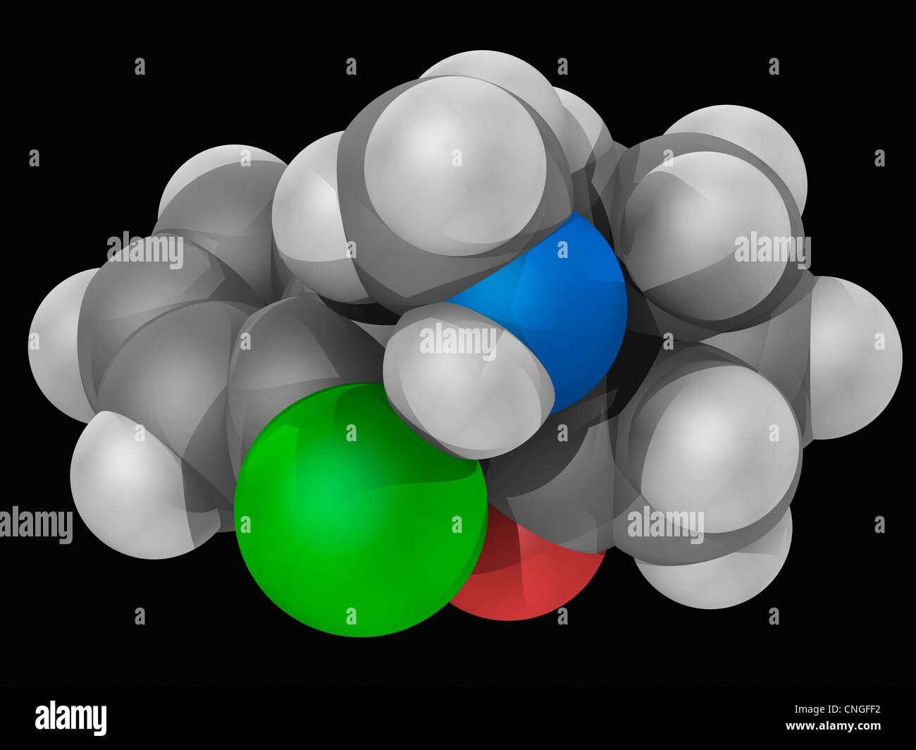 Ketamine drug molecule hi-res stock photography and images - Alamy