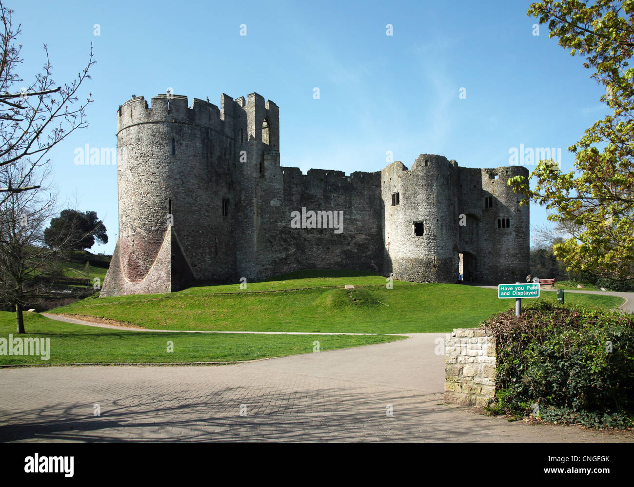 Chepstow Castle - The oldest stone fortification in Britain stands on ...