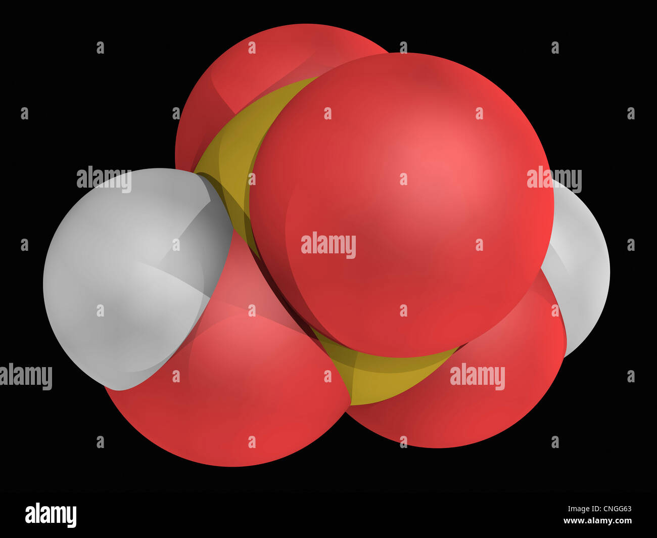 Sulfuric acid molecule Stock Photo Alamy